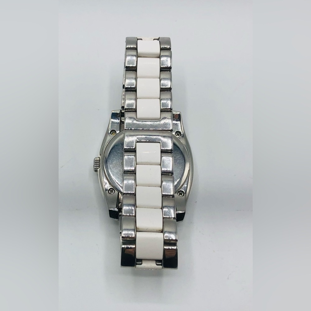 Kate Spade New York Ladies 2-Tone Skyline White Stainless Rubber Watch 1YRU0165 - Picture 9 of 16